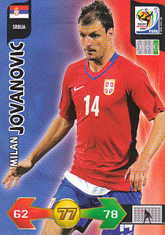 Milan Jovanovic Serbia Panini 2010 World Cup #328